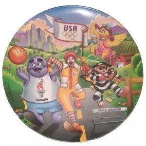 Vintage McDonald's 1996 Atlanta Olympics Commemorative Plate